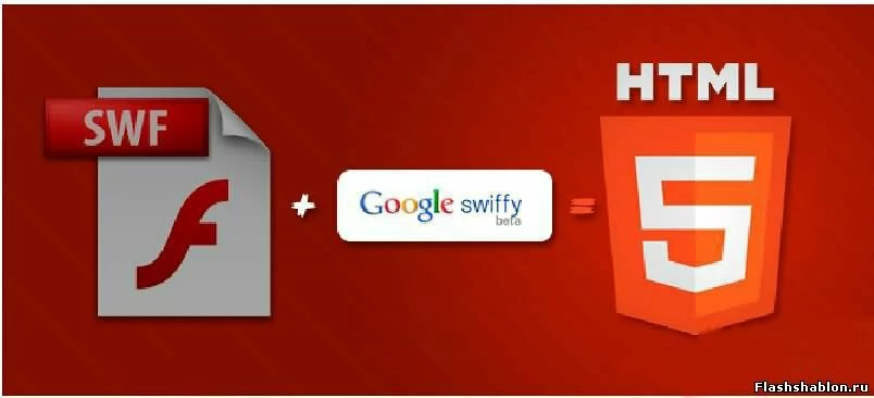 Google Swiffy - конвертирует SWF в HTML5